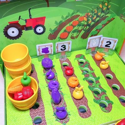 LER5553 Развивающая игрушка "Выращиваем овощи"  (46 элементов)