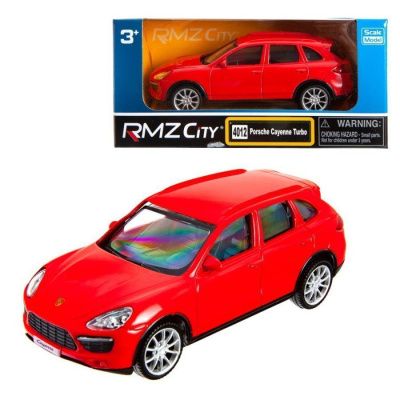 Машина металлическая RMZ City 1:43 Porsche Cayenne Turbo , без механизмов, цвет красный, 12,5 x 5,6 