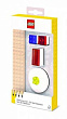 52052 Набор канцелярский LEGO: 4 карандаша, 2 насадки, 1 точилка, 1 ластик.