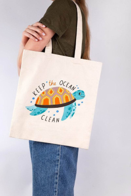 Набор для творчества ФРЕЯ Раскраска на сумке Чистый океан 40 х 35 см