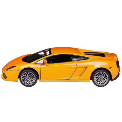 Машина металлическая 1:20 scale Lamborghini Gallardo LP560-4, цвет желтый, двери и багажник откр-ся