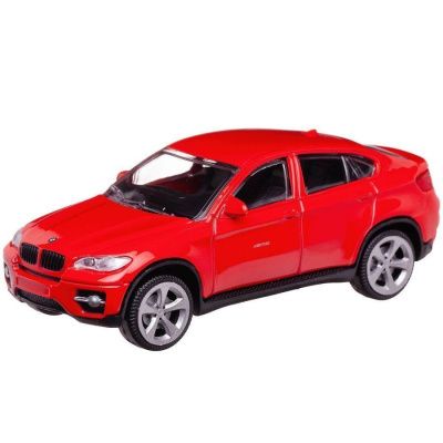 Машина металлическая Rastar 1:43 scale BMW X6, цвет красный