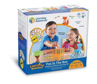 LER3201 Развивающая игрушка  "Лисичка в коробочке с карточками" (65 элементов)