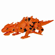 1TOY RoboLife Сборная модель Робо-ящер (оранжевый) 46 деталей, коробка 28*8*21 см, движение, звук