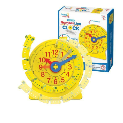 92290 Развивающая игрушка "Учимся определять время. Часовой пазл" (малый, 1 элемент)