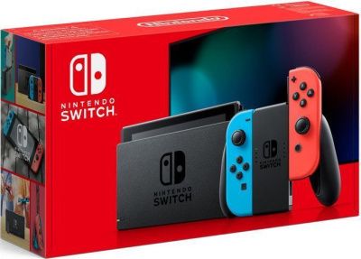 NS: Nintendo Switch (неоновый красный / неоновый синий) (MOD. HAD-001-01)