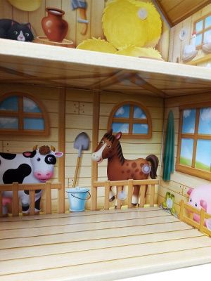 Домик кукольный быстрой сборки DREAM HOUSE "Ферма"
