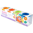 Тесто для лепки BabyDough, набор 4 цвета (синий, нежно-зеленый, красный, оранжевый) №2