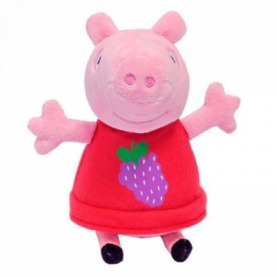 Мягкая игрушка "Пеппа с виноградом" 20 см, т.м. Peppa Pig