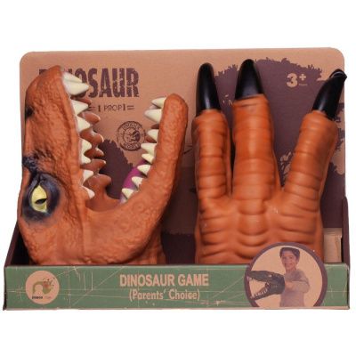Игрушка на руку "Голова и когти динозавра", игровой набор, 3 вида в ассортименте, в коробке