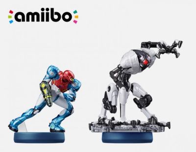 Аксессуар: Amiibo Самус Аран и E.M.M.I (коллекция Metroid) комплект из 2-х фигурок.