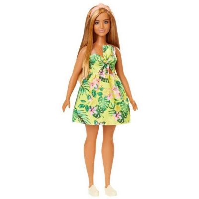 Barbie Кукла из серии "Игра с модой" в платье с цветами