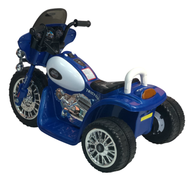 Детский электромобиль трицикл 6V4.5AH HL404 синий 
