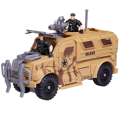 Боевая сила. Набор военной техники: боевая машина, вертолет, 2 фигурки солдат, аксессуары, в коробке