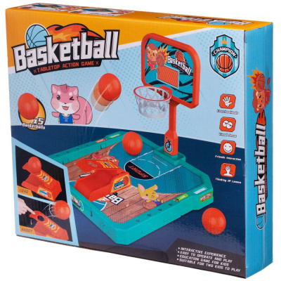 Игра настольная "Баскетбол пальчиковый, в коробке