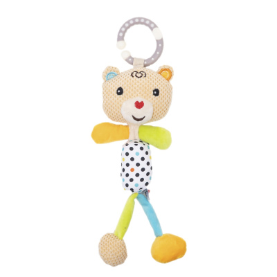 2010735 погремушка с колокольчиком Fisher Price "Медвежонок", плюшевая игрушка для детей