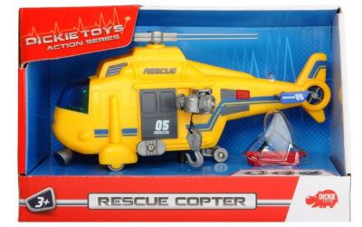 Спасательный вертолет 18 см, свет, звук Dickie Toys 3302003