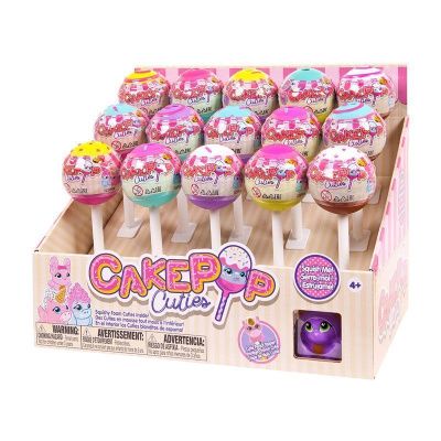 Игрушка в индивидуальной капсуле Cake Pop Cuties, 1 серия, 6 видов в ассортименте, цена за штуку.