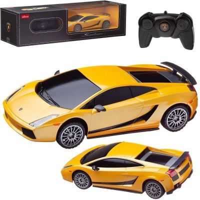 Машина р/у 1:24 Lamborghini, 18 см желтый