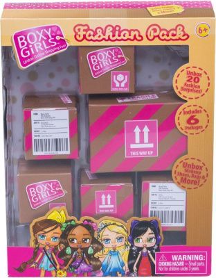 1toy Boxy Girls Набор из 4-х посылок с сюрпризами для кукол Boxy Girls
