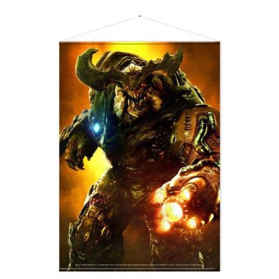 Тканевый постер Doom Cyber Demon
