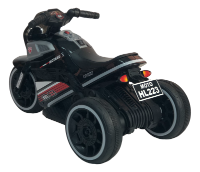 Детский электромобиль трицикл HL223 черный 