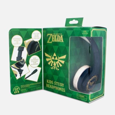 Детские проводные наушники с микрофоном Zelda