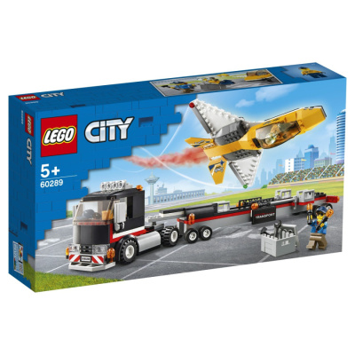 Конструктор LEGO CITY Great Vehicles Транспортировка самолёта на авиашоу