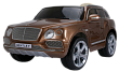 Электромобиль JJ2158 Bentley Bentayga (лицензия, 12V, металлик, EVA, экокожа, Bluetooth) бронзовый