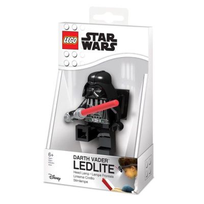 LGL-HE31 Налобный фонарик LEGO Star Wars (Звёздные Войны) - Darth Vader (Дарт Вейдер)