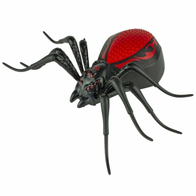 1TOY игрушка Робо-паук, свет, звук, движение, черно-красный