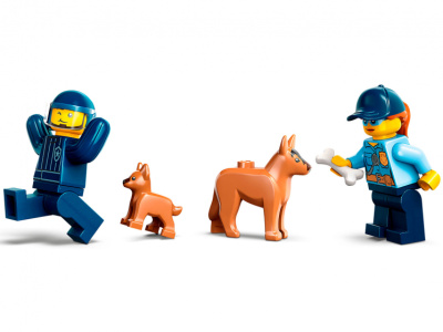 60369 Конструктор детский LEGO City Дрессировка собак мобильной полиции, 197 деталей, возраст 5+