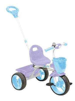 Велосипед трехколесный детский ВД2 ВД2/3 белый с голубым