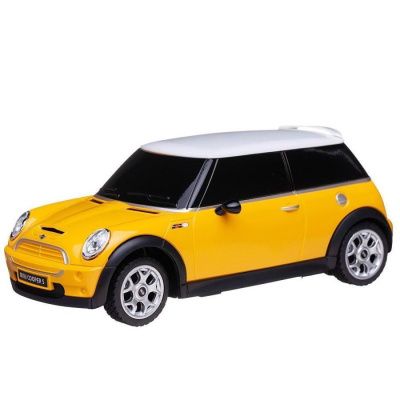 Машина р/у Rastar 1:18 Minicooper S, цвет жёлтый 27MHZ