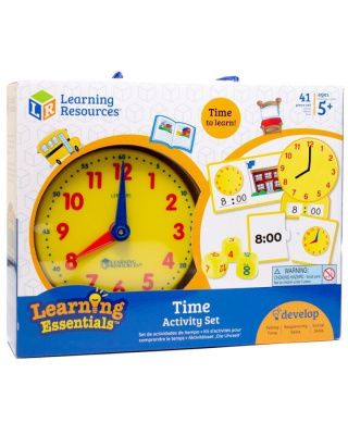 LER3220 Развивающая игрушка "Учимся определять время"  (41 элемент)