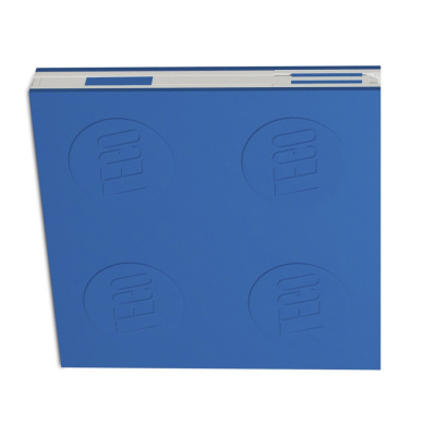52257 Книга для записей (158х158мм, 176 листов, линейка, 150х152мм.), с синей гелевой ручкой 