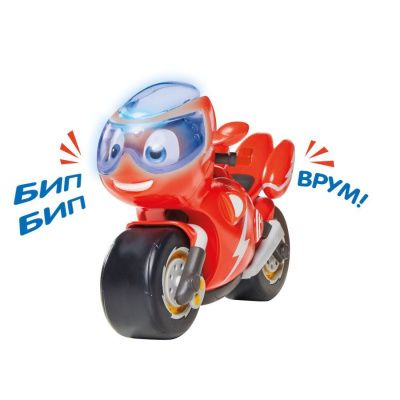 Рикки Зум. Игрушка мотоцикл Рикки (свет, звук). TM Ricky Zoom