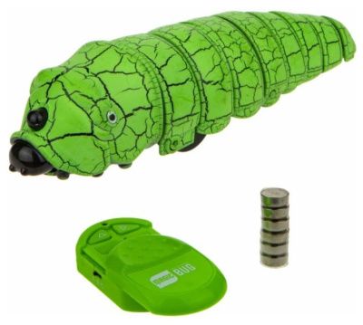 1TOY Игрушка RoboLife Робо-Гусеница (зеленая) интерактивная