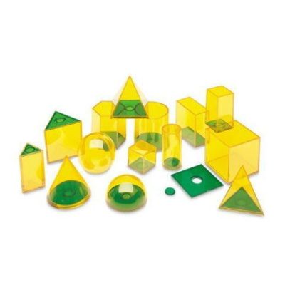 LER0918 Развивающая игрушка "Объемные геометрические фигуры Взаимосвязи" (14 элементов)