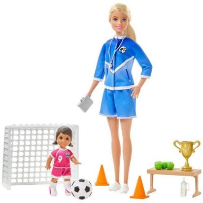 Barbie Игровой набор "Футбольный тренер"