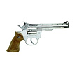 Пистолет Kadett silber 19см,  упаковка-короб, 100 зарядов