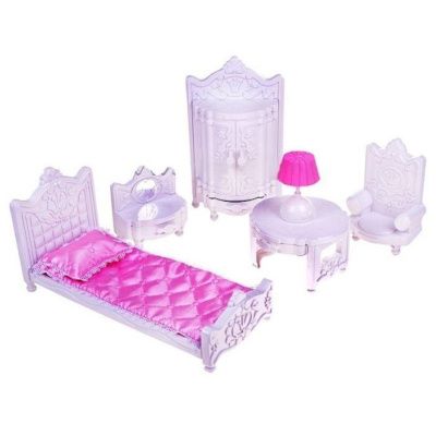 Набор мебели для спальни "Гарнитур" Сонечка (Для любимой куклы) 36х29,5х16,5 см.