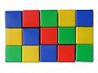Выдувка. Набор кубиков 15 элементов (8 см)