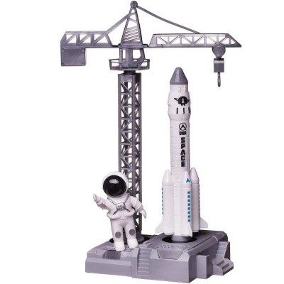 Набор игровой "Покорители космоса: стартовая площадка с двумя ракетами, шаттлом, мини-ракетой, 3 аст