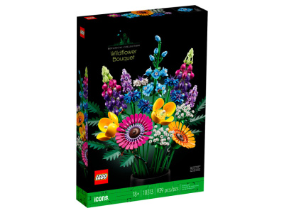 10313 Конструктор LEGO Icons Букет диких цветов, 939 деталей, возраст 18+