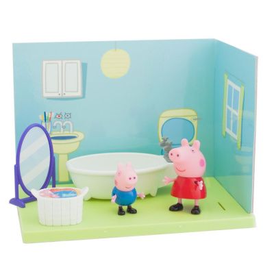 Свинка Пеппа "Ванная комната Пеппы и Джорджа" игровой набор. ТМ Peppa Pig
