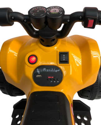 Детский электромобиль квадроцикл  (6V4.5AH) TR118 желтый TR118-1