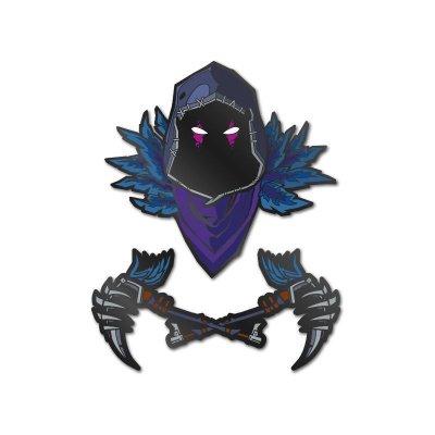 Значок Pin Kings Fortnite 1.1 Raven - набор из 2 шт