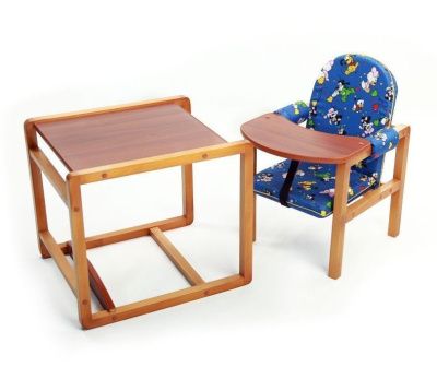 Стол-стул для кормления "Малыш" синий