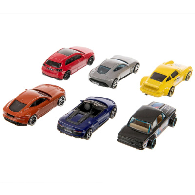Набор из 6 игрушечных машинок Hot Wheels коллекция Европейские автомобили